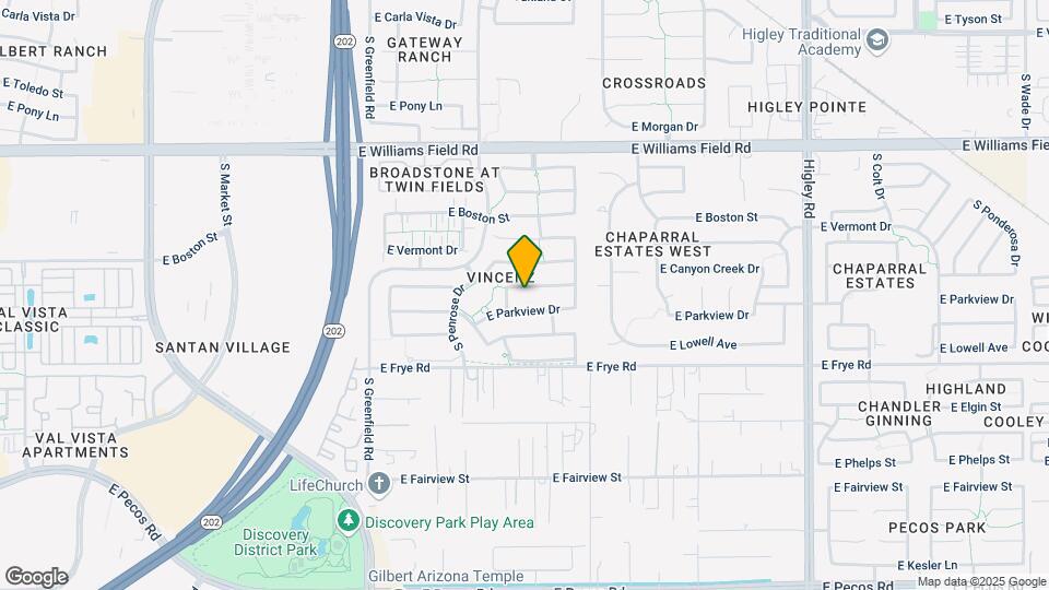2681 E Hampton Ln Map and Location Details