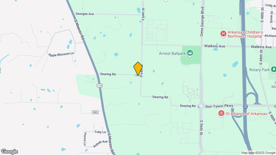 6445 Dearing Rd Map and Location Details