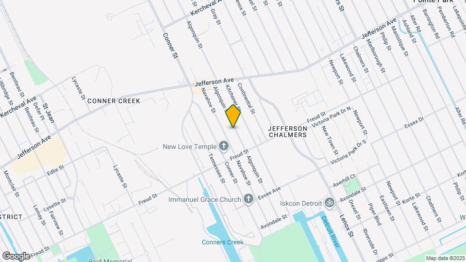 809 Algonquin St Map and Location Details