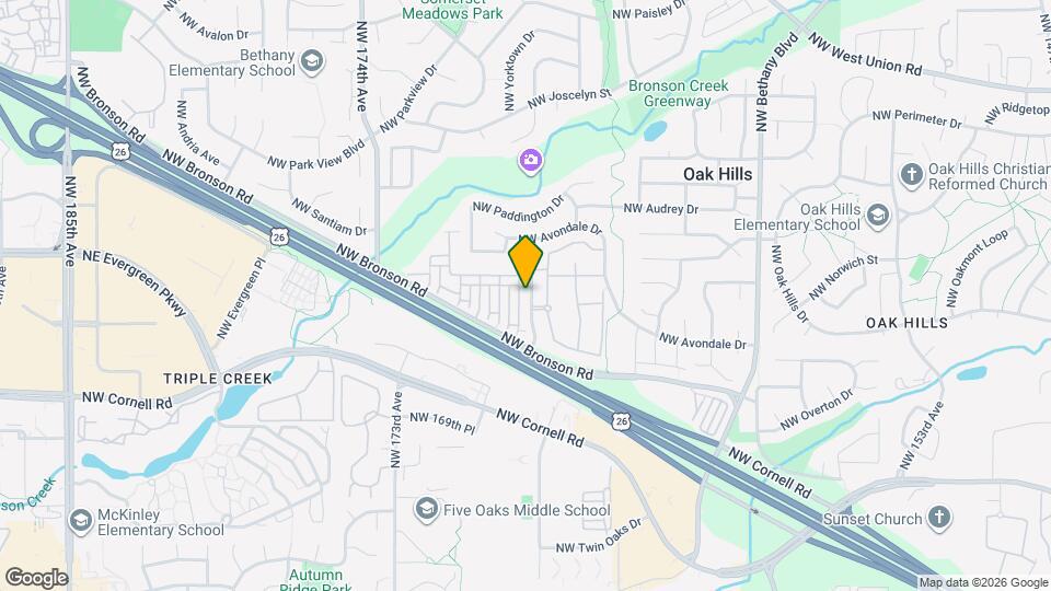 2414 NW 168th Pl Map and Location Details