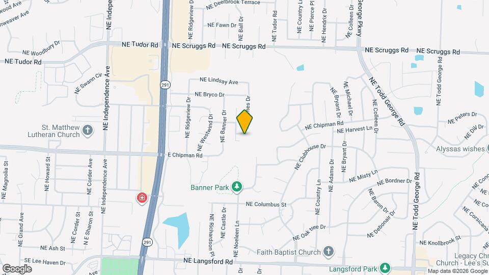 711 NE Barnes Dr Map and Location Details