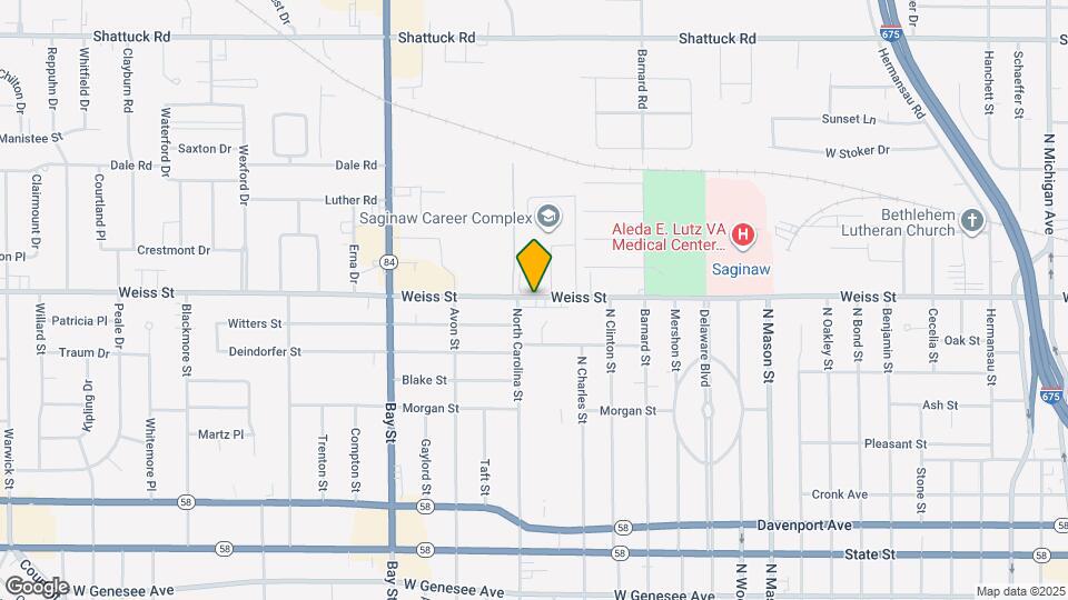 2215 Weiss St Map and Location Details