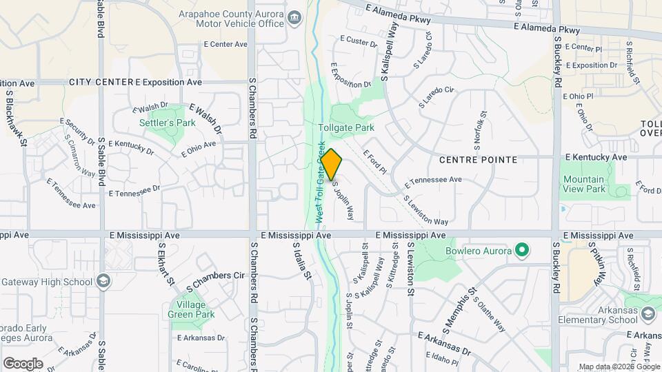 1059 S Joplin Way Map and Location Details