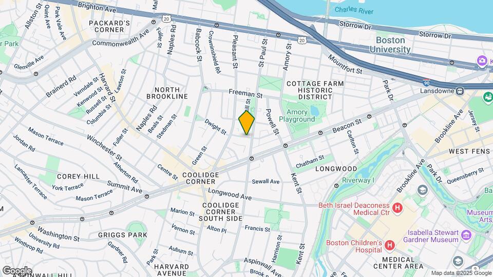 52 Parkman St, Unit 3A Map and Location Details