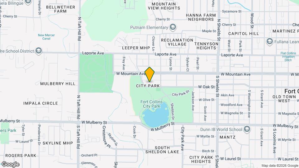 1528 W Oak St Map and Location Details