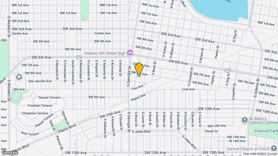 809 S Bryan St Map and Location Details