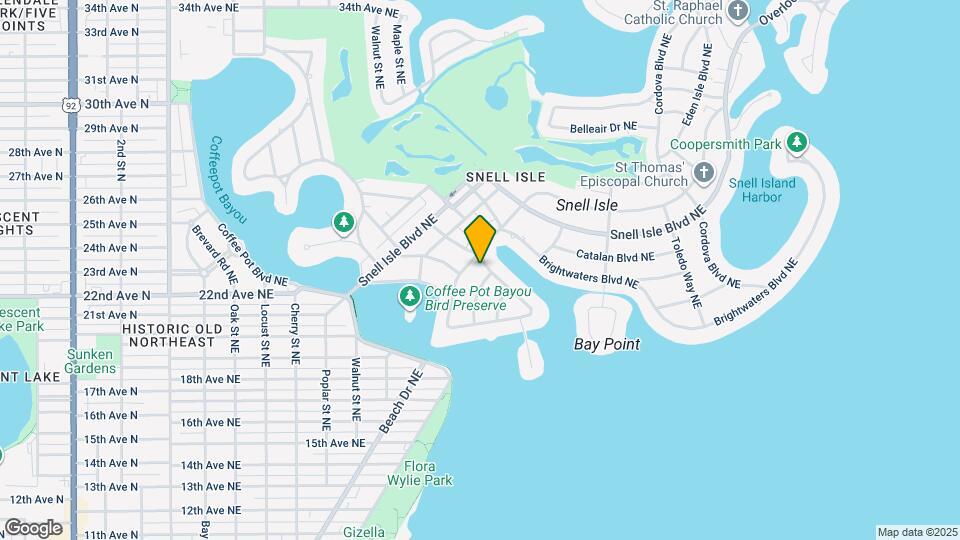 910 Brightwaters Blvd NE Map and Location Details