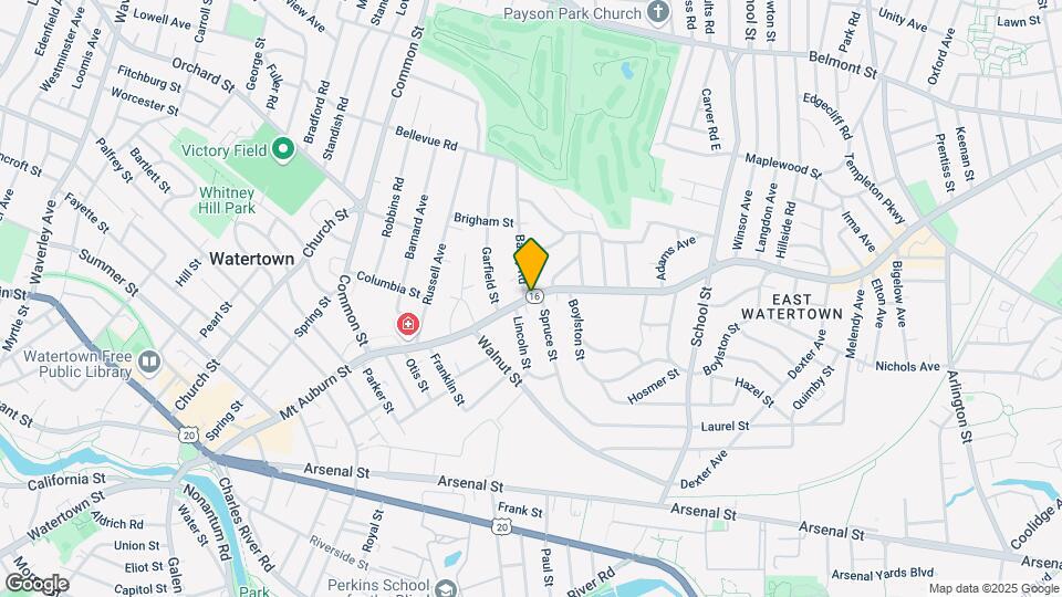287 Mount Auburn St Mapa y Detalles de la Ubicación