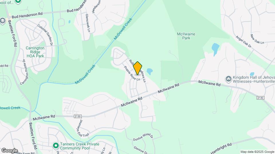 7721 Prairie Rose Ln Mapa y Detalles de la Ubicación