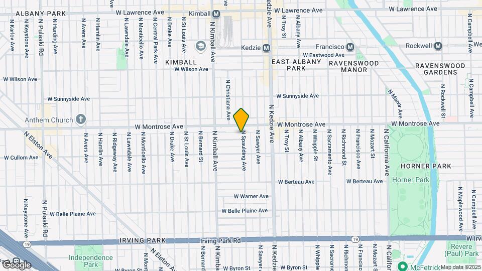4338 N Spaulding Ave Map and Location Details