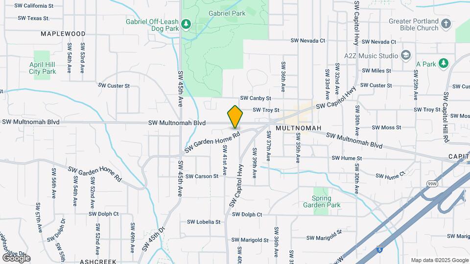 Multnomah Village Apartments Map and Location Details