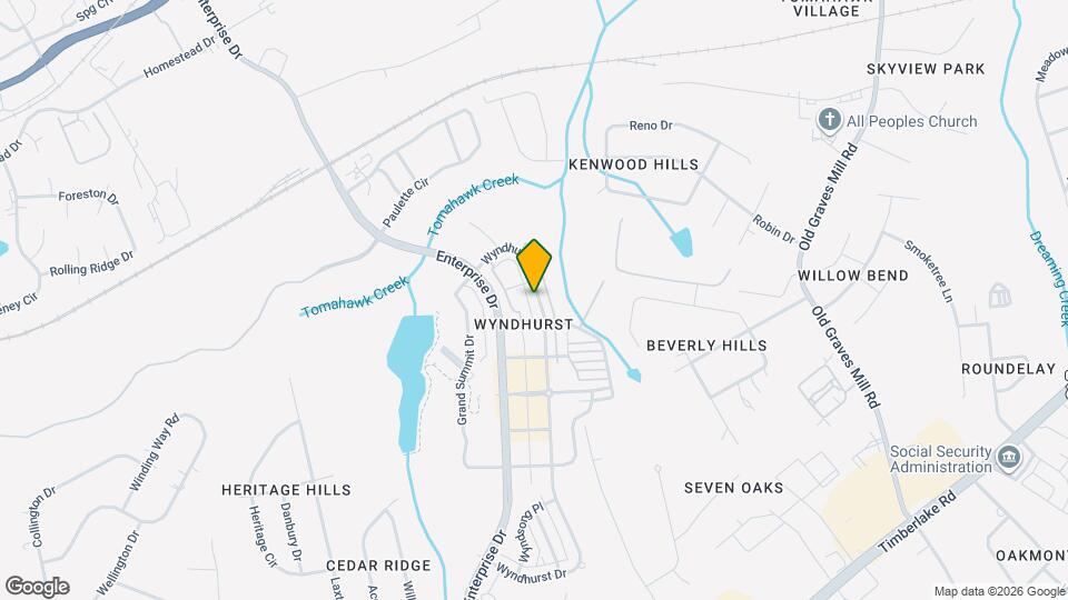 719 Wyndhurst Dr Map and Location Details