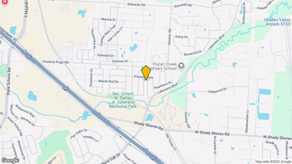 4613 Redbud Dr Mapa y Detalles de la Ubicación