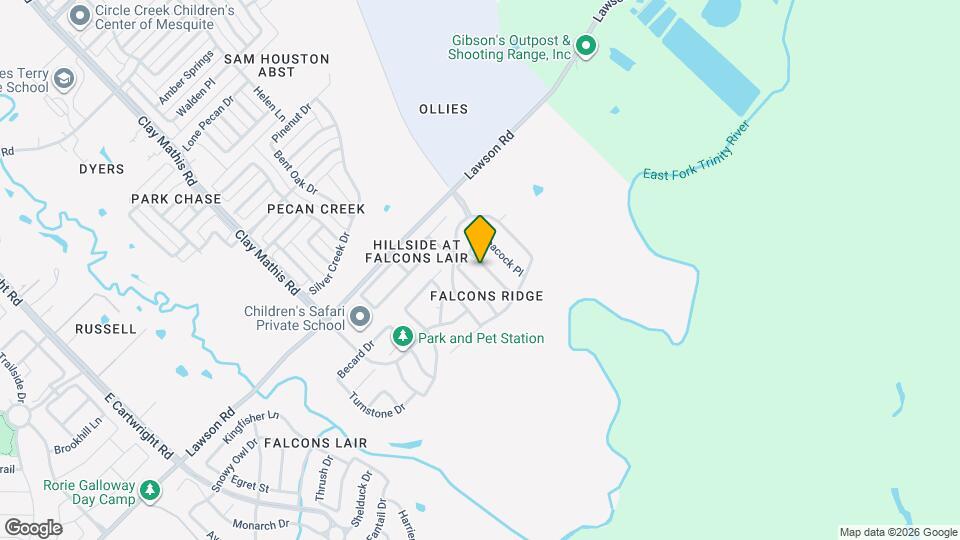 3613 Dove Ln Map and Location Details