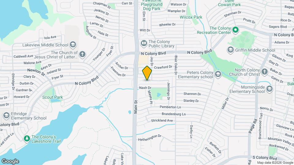 4720 Jennings Dr Map and Location Details