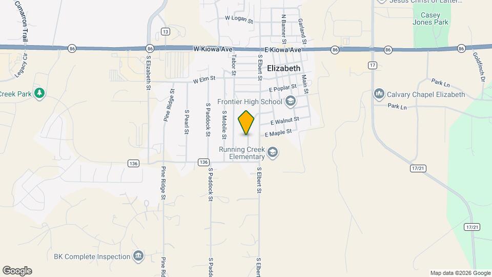 811 S Chestnut St Map and Location Details