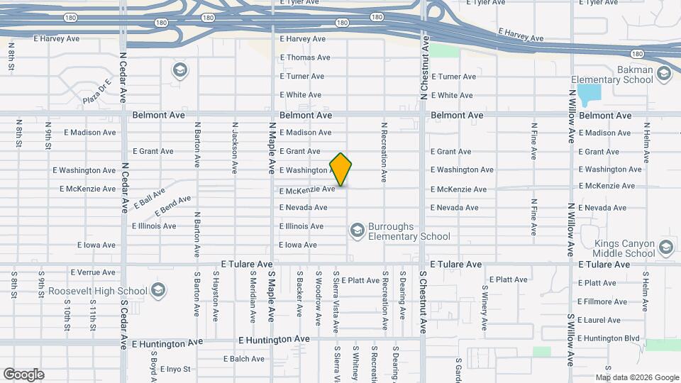 261 N Sierra Vista Ave Map and Location Details