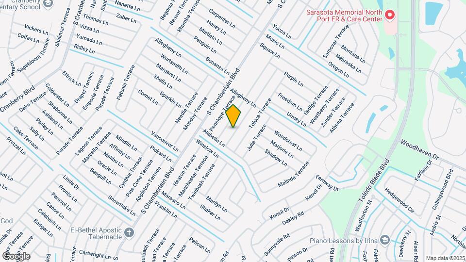 3437 Cascabel Terrace Map and Location Details