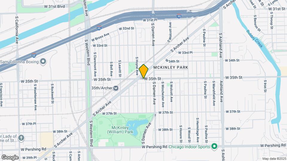 2037 W 35th St Map and Location Details