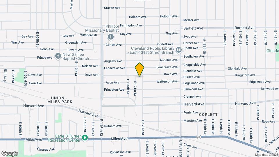 3924 E 123rd St Map and Location Details