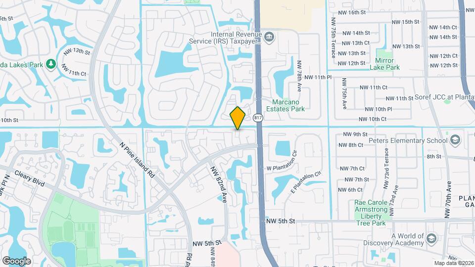 841 NW 81st Ave Map and Location Details