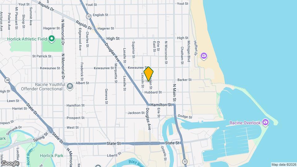 1332 Buchanan St, Unit Efficiency Apartment Map and Location Details