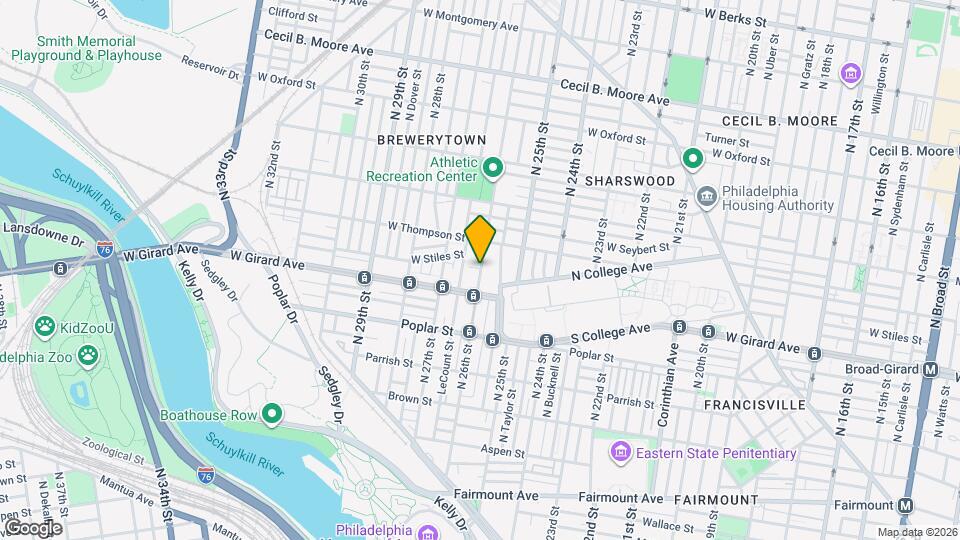 1224 N 26th St Map and Location Details