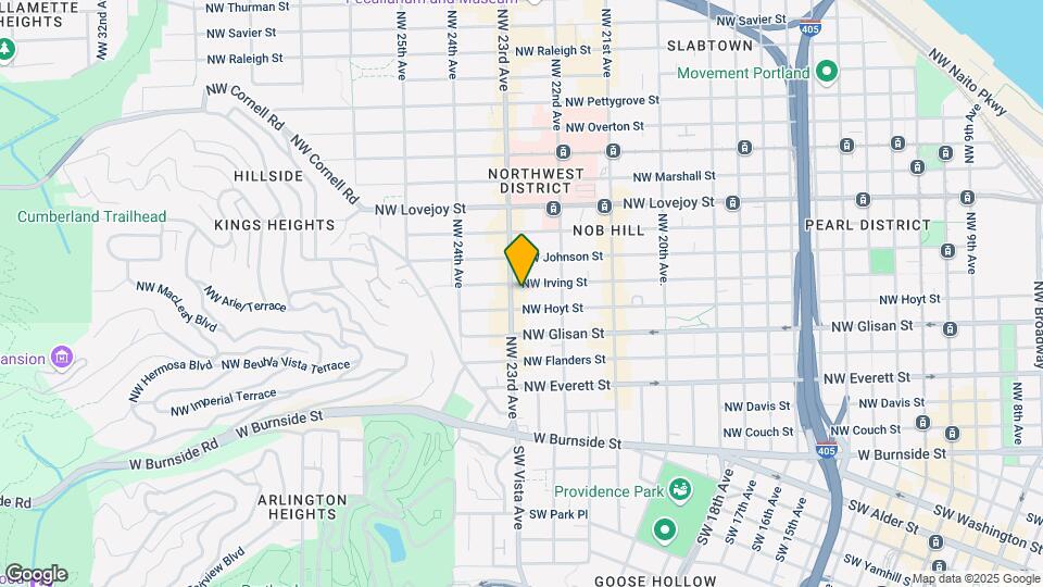 2274 NW Irving St Map and Location Details