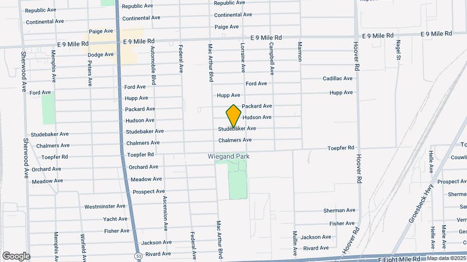 8694 Studebaker Ave Map and Location Details