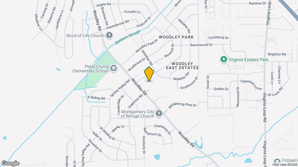 3613 Baldwin Brook Ct Map and Location Details