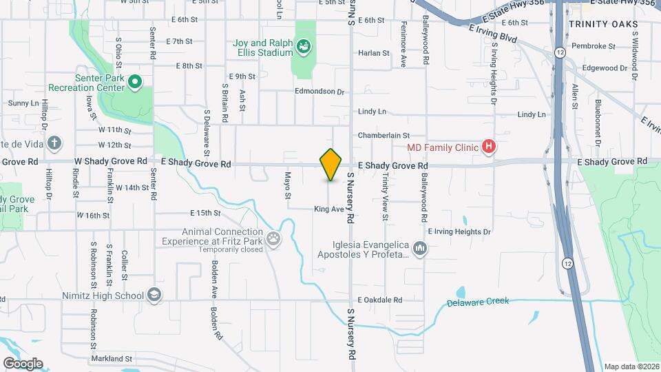 1404 Shufford St Map and Location Details