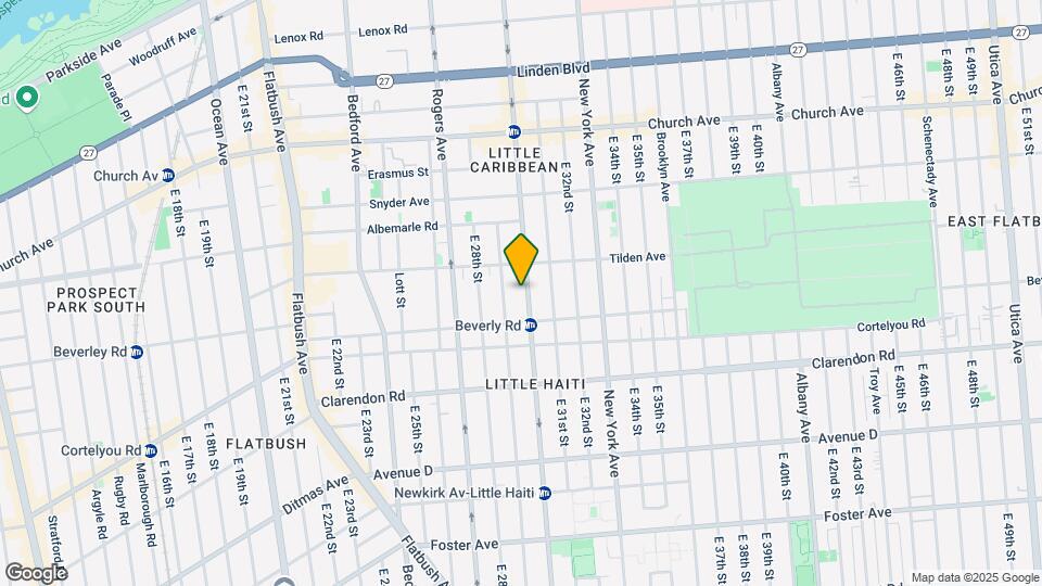 1640 Nostrand Ave, Unit 3 Map and Location Details