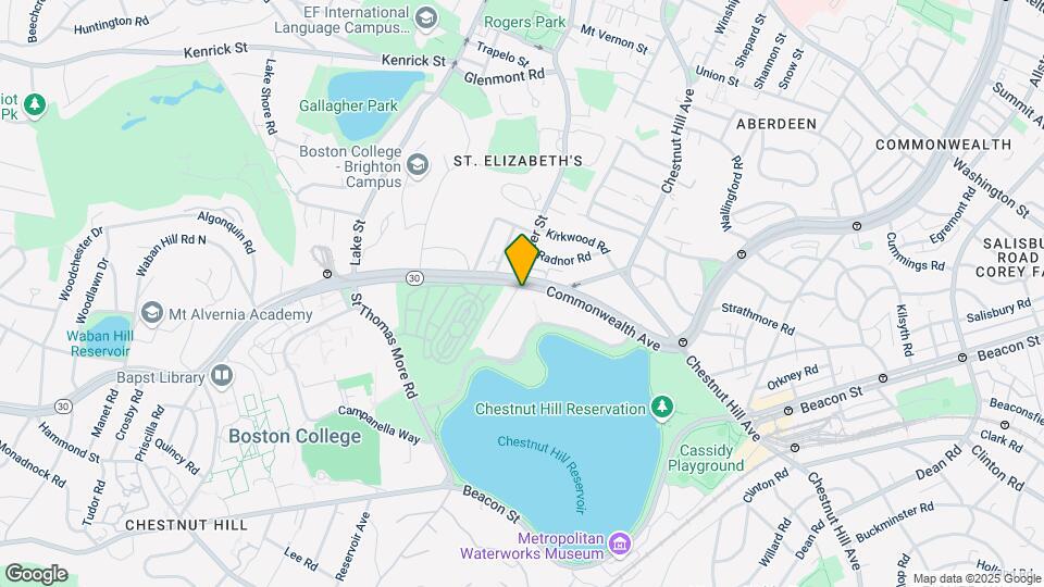 2018 Commonwealth Ave Mapa y Detalles de la Ubicación