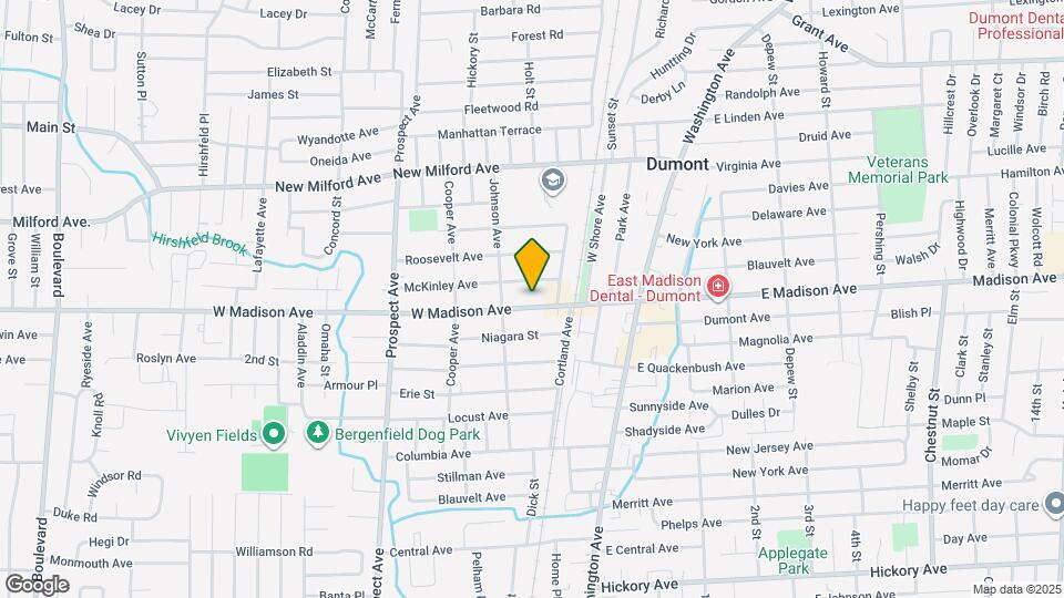 60 W Madison Ave Map and Location Details