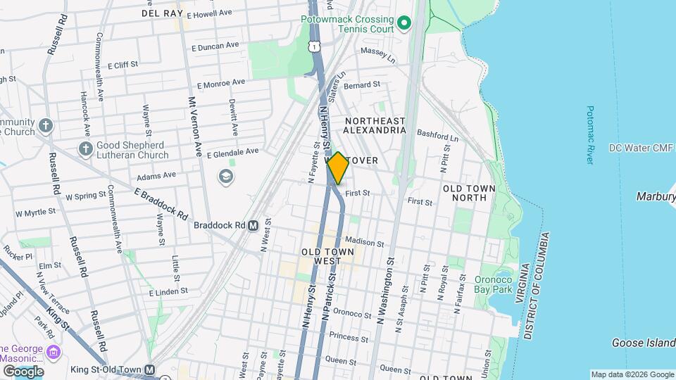 1021 First St Map and Location Details