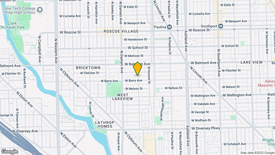 3104-3106 N Wolcott Ave Mapa y Detalles de la Ubicación