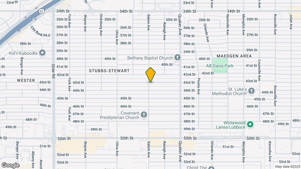 4519 43rd St Map and Location Details