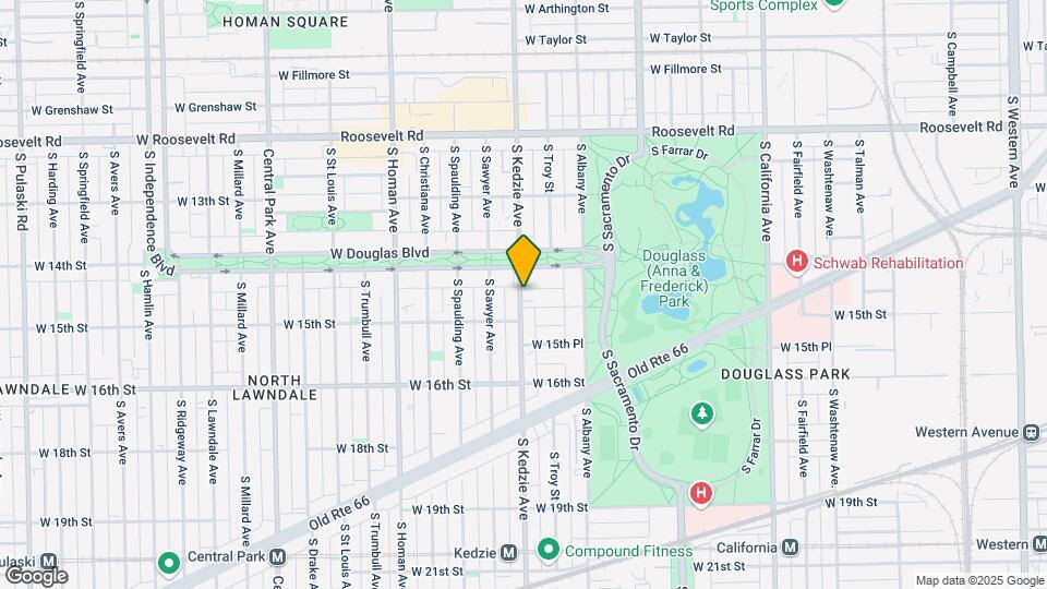 1427 S Kedzie Ave Map and Location Details