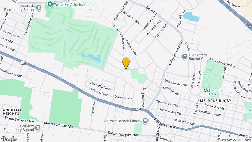 1129 Forest Park Blvd NW Map and Location Details