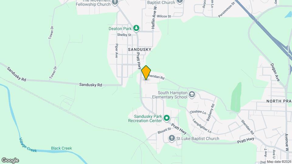 629 Lanett Ave Map and Location Details