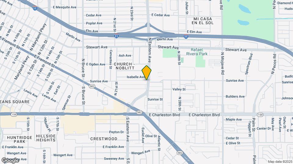 2417 Sunrise Ave Mapa y Detalles de la Ubicación