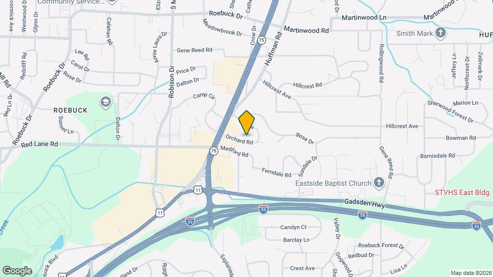 726 Orchard Rd Map and Location Details