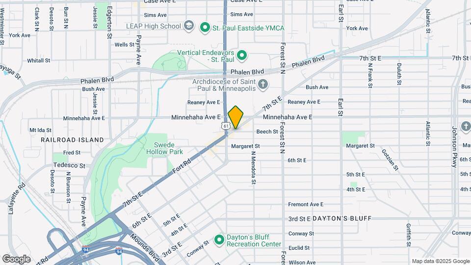 840 Beech St Map and Location Details