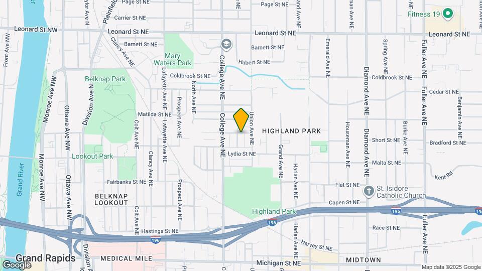 834 Paris Ave NE Mapa y Detalles de la Ubicación