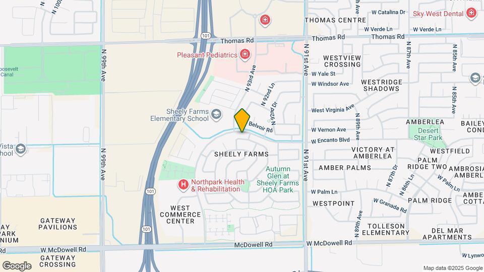 9322 W Rascon Loop Map and Location Details