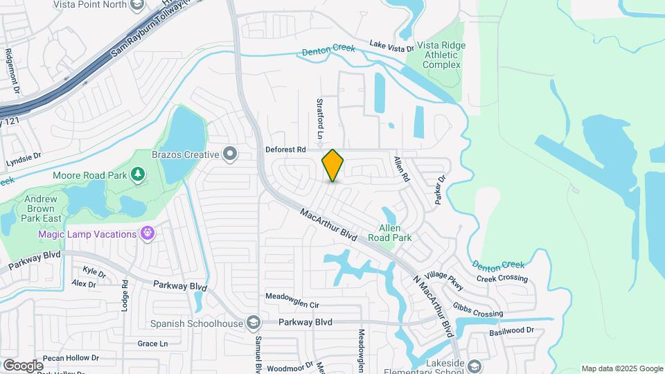 544 Lake Forest Dr Mapa y Detalles de la Ubicación