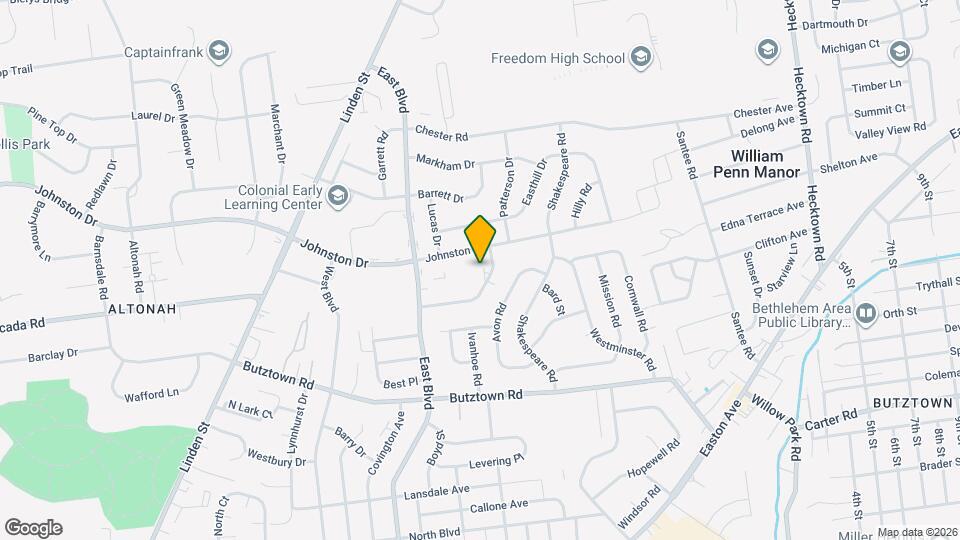 1747 Hastings Rd Map and Location Details