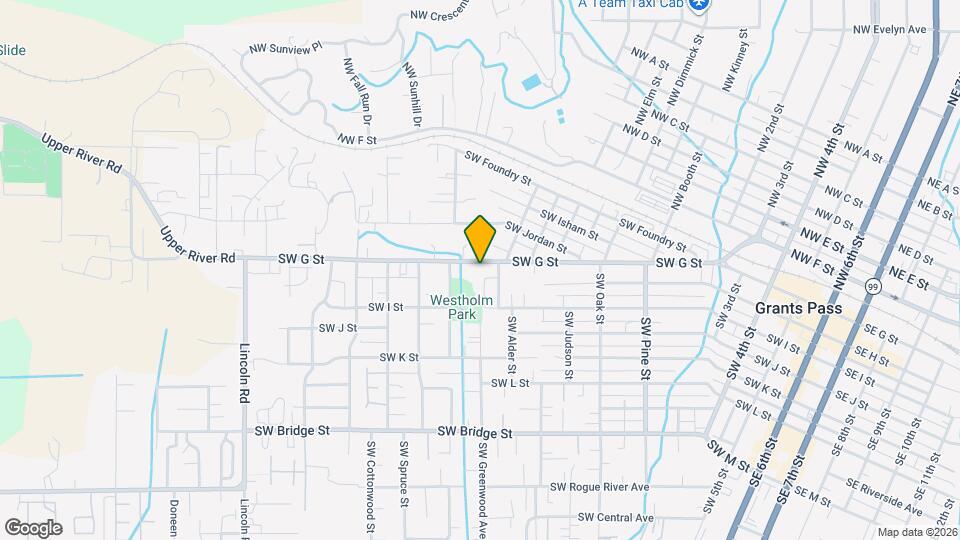 1315 SW G St Map and Location Details