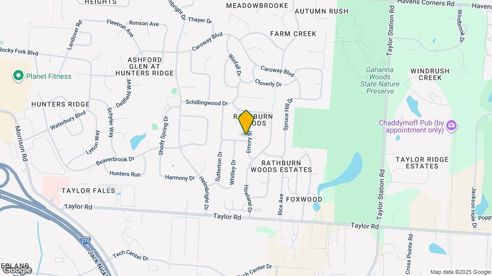 1028 Oakshade Dr Map and Location Details