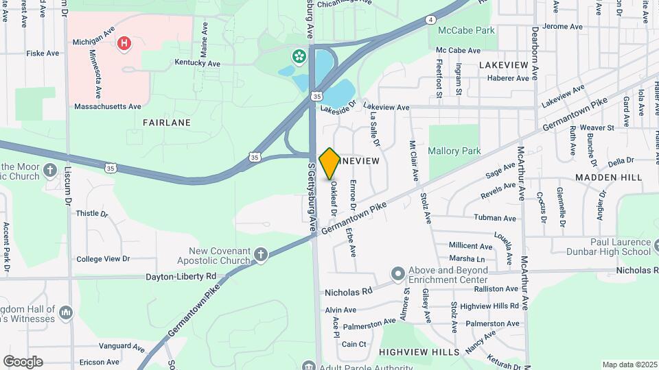809 Oakleaf Dr Map and Location Details